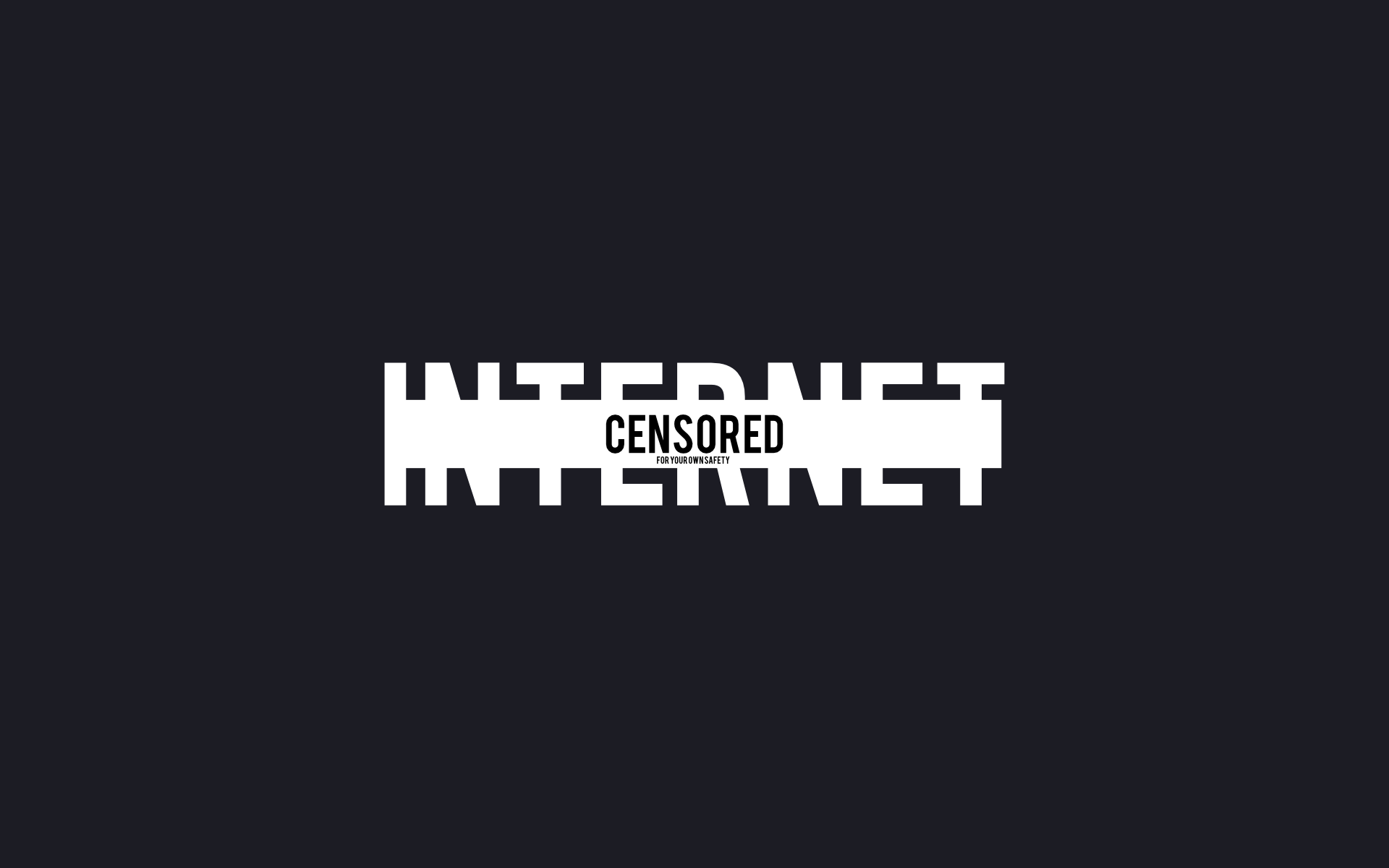Zdjęcie przedstawiające cenzurę internetu.